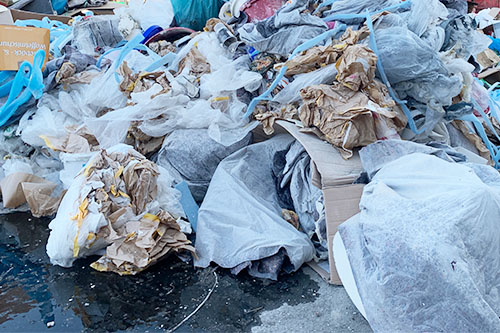 Gemischter Papierkorb