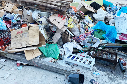 Gemischter Papierkorb