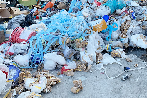 Gemischter Papierkorb